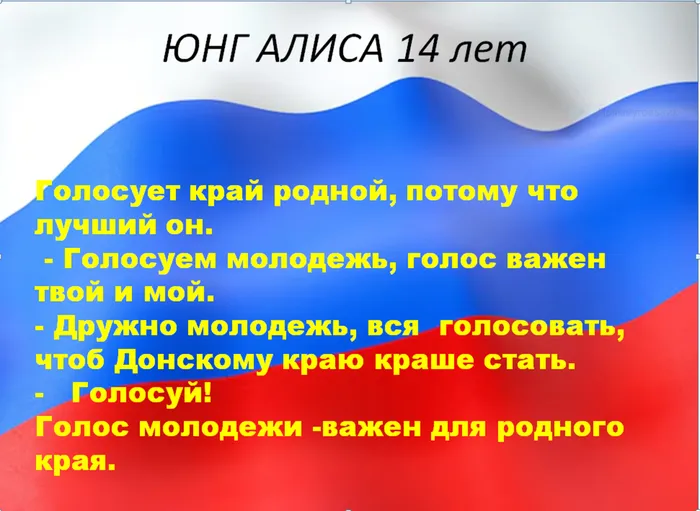 ЮНГ Алиса В-Вознесенский